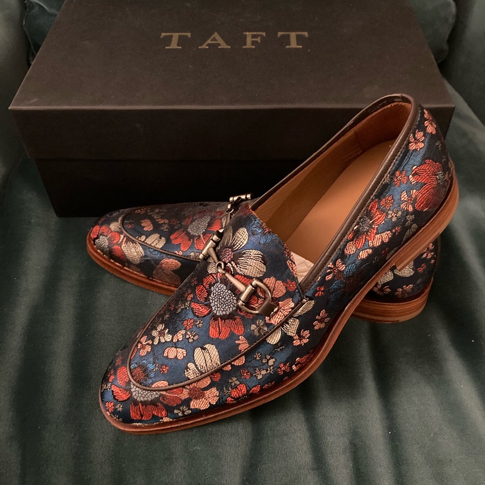 The Russell Loafer in Teal Dahlia by Taft